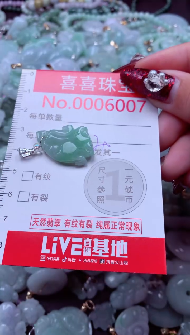 颈饰未镶嵌翡翠6007