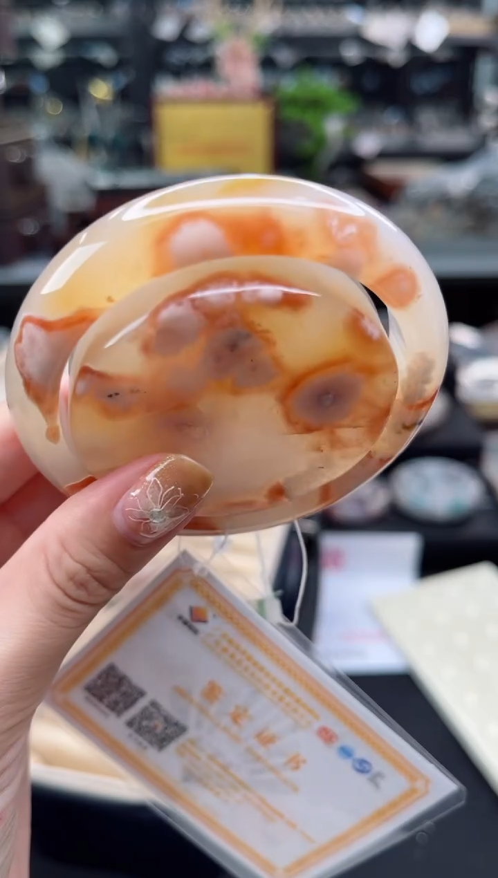 【闪购商品】石英质玉手镯未镶嵌56圈口（赠品镯心）621070