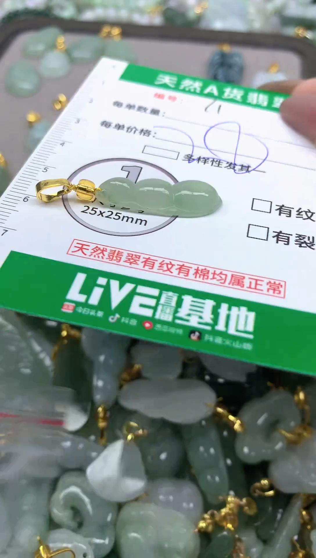 颈饰未镶嵌翡翠未镶嵌a货翡翠-71