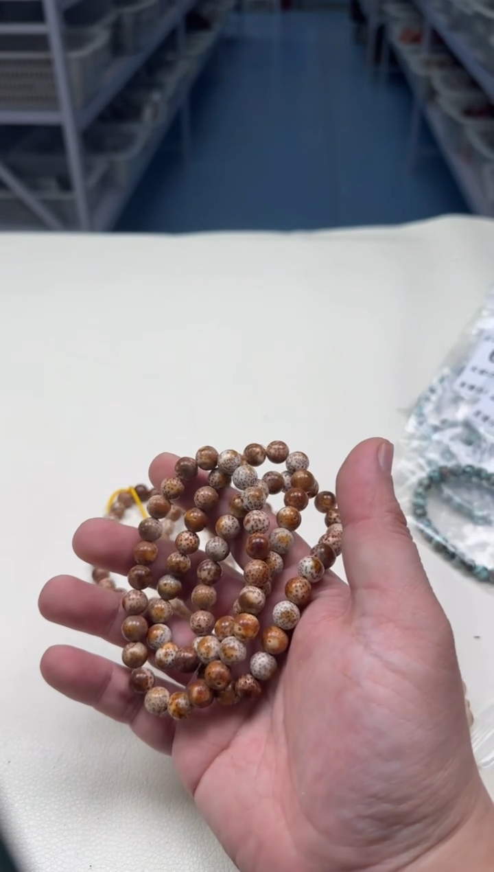 手串星月菩提火烧云单圈6068