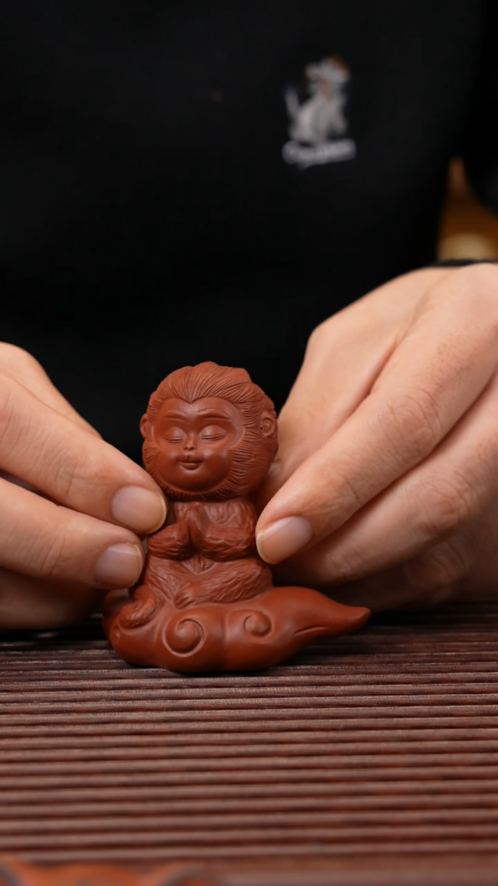 【闪购商品】紫砂茶宠祥云悟空