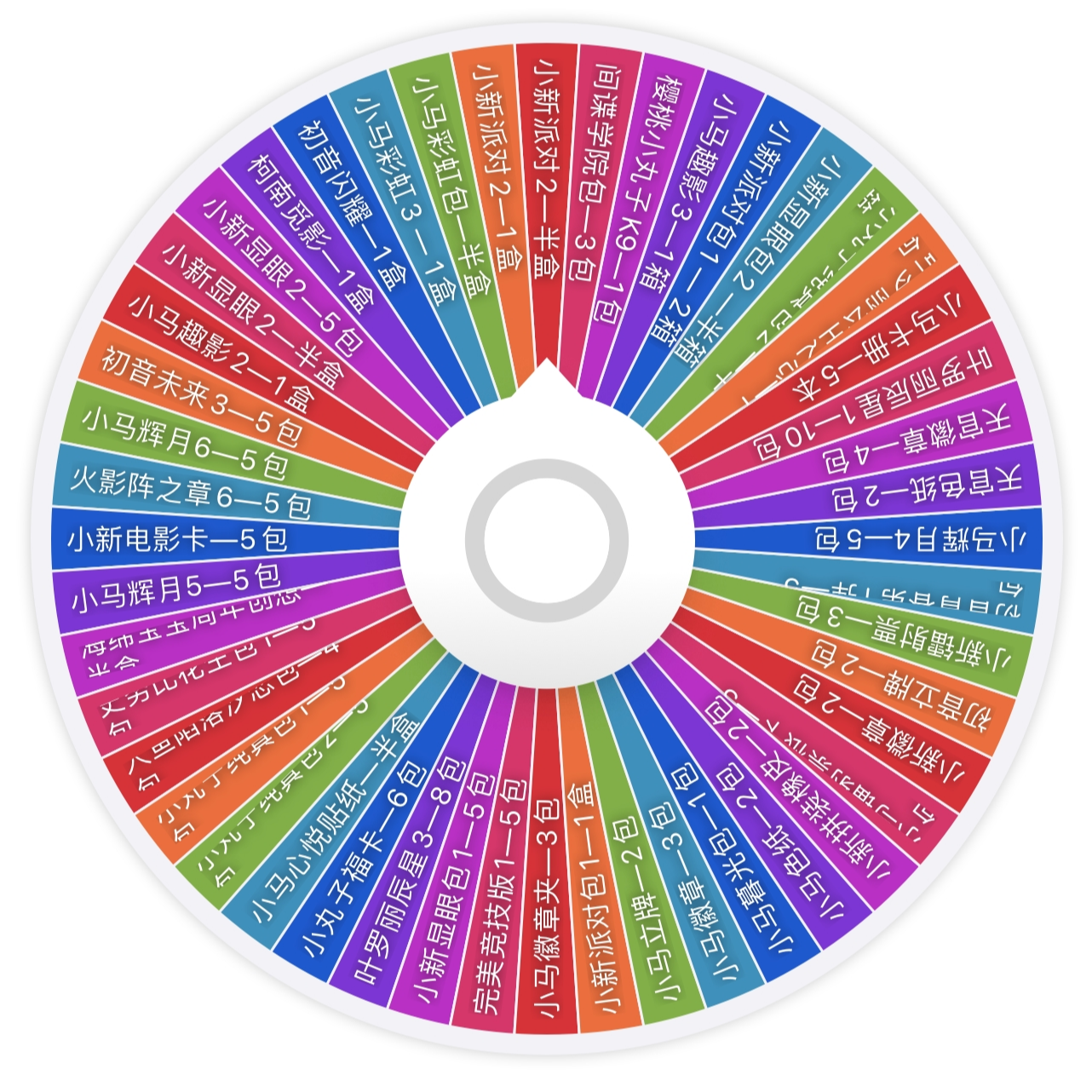 【大转盘】混合IP大转盘代拆卡牌收藏盲盒实物产品