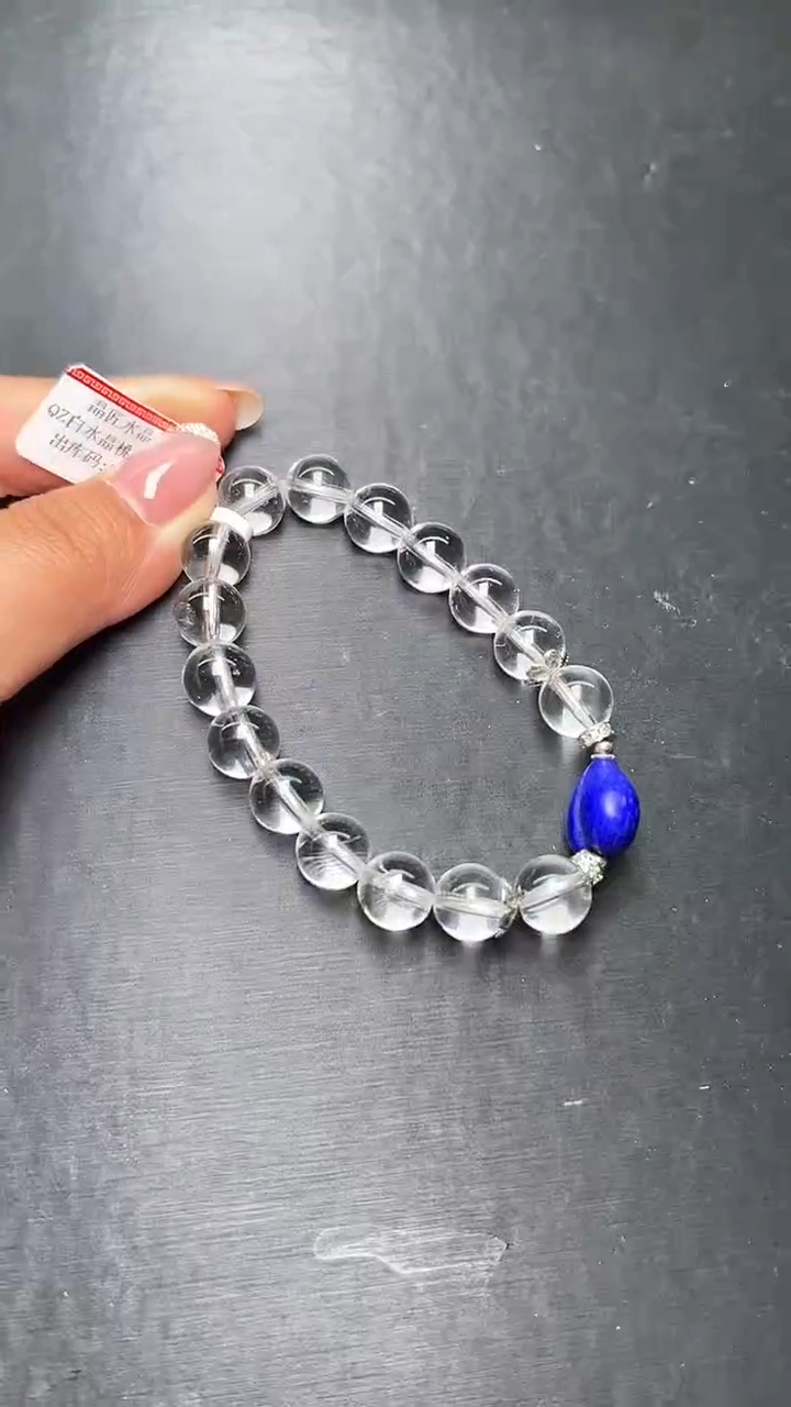 未镶嵌手串水晶白水晶桃桃乐手串 Z24819