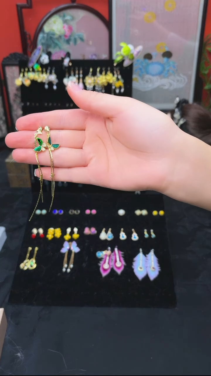 刺绣顾**～非遗手工绒花饰品
