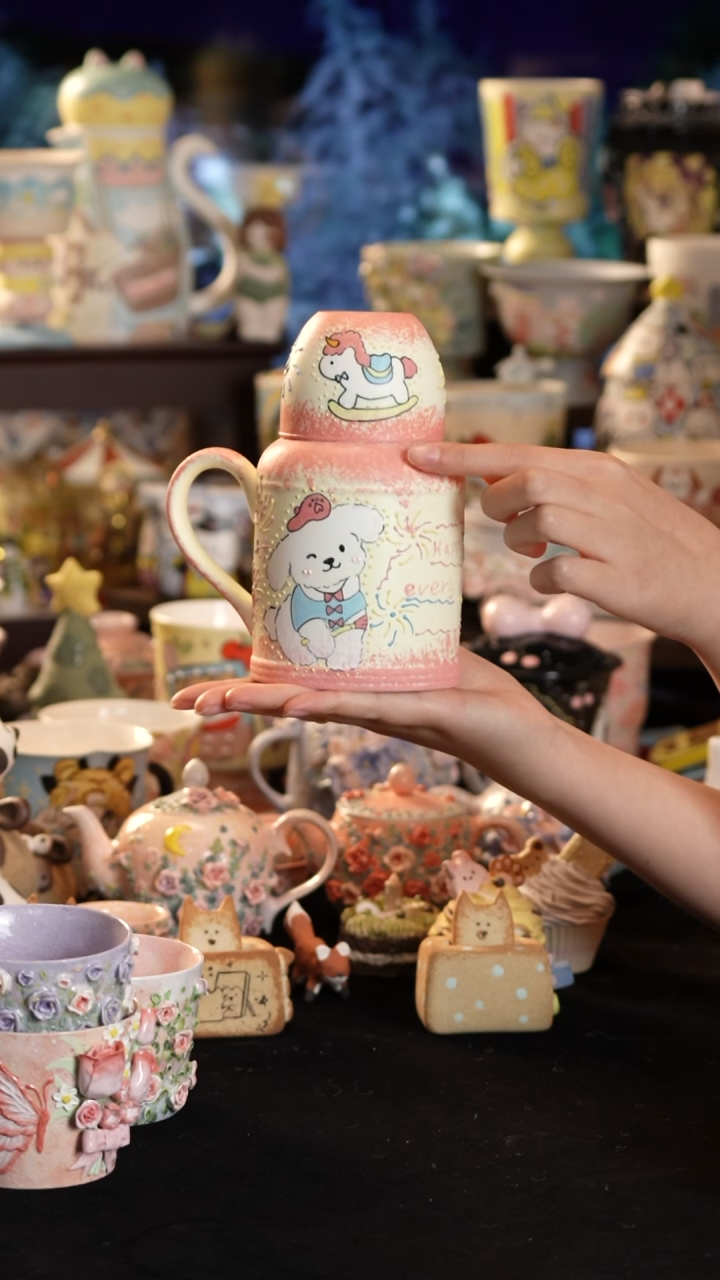 其他陶景德镇釉下彩手绘设计师款陶瓷