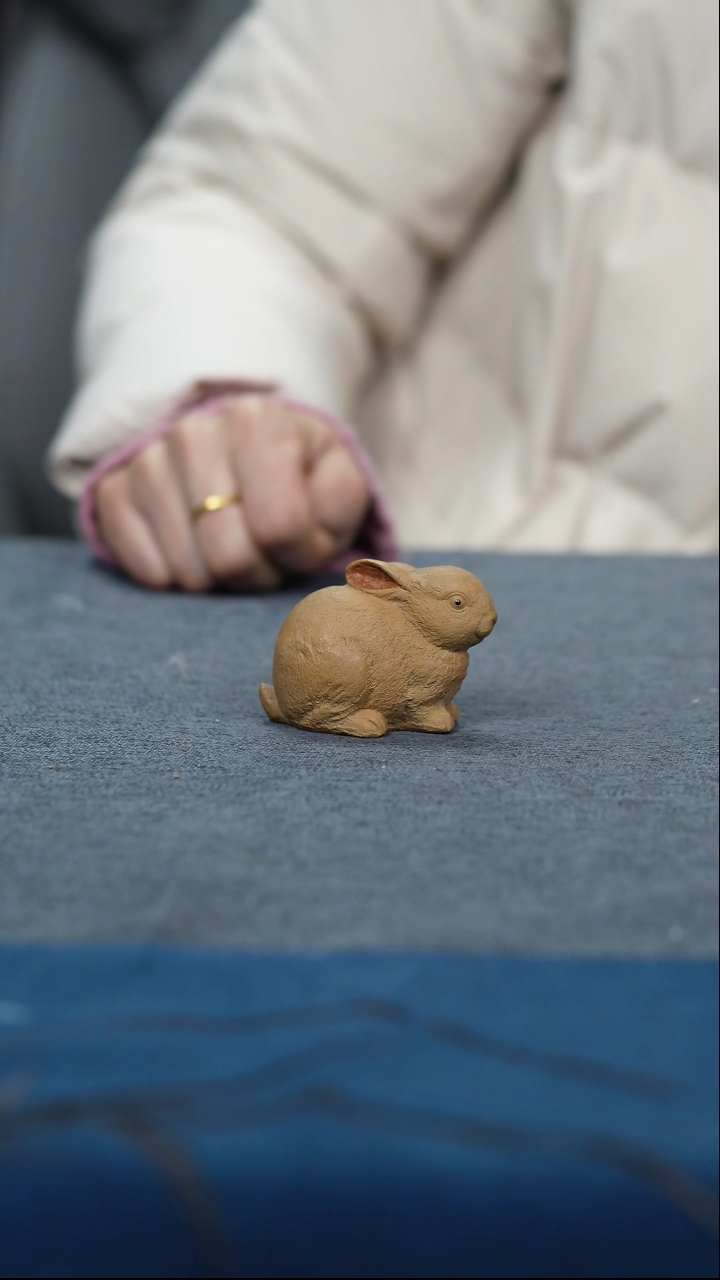 【闪购商品】紫砂茶宠紫砂雕塑茶宠小兔子