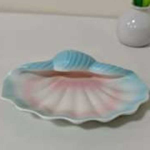 贝壳-7.5寸装饰盘陶瓷点心碟零食碟