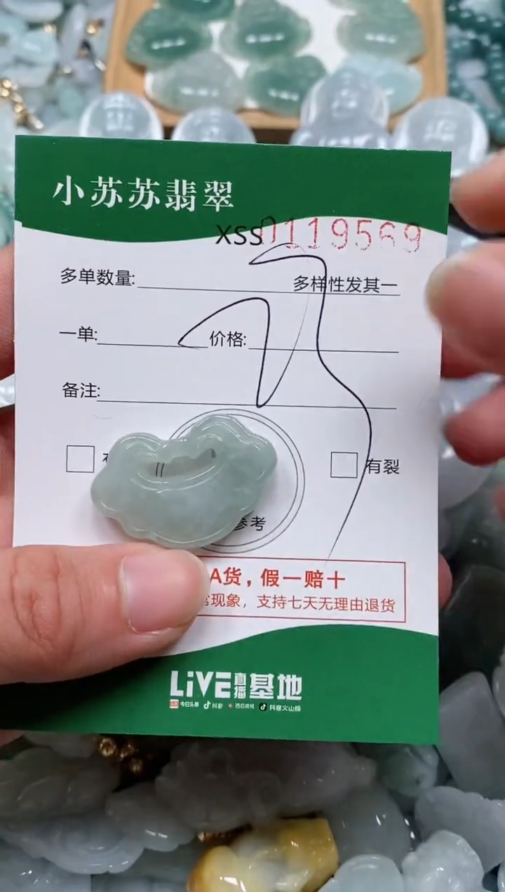 【闪购商品】翡翠颈饰未镶嵌闪购商品0119569