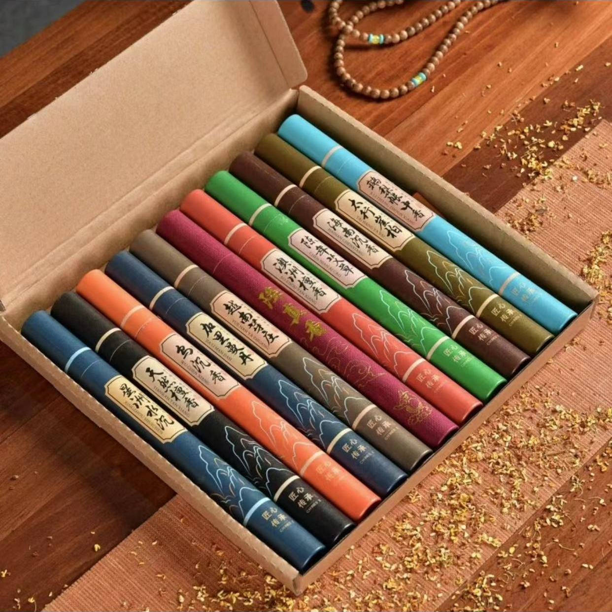 外贸品质   天然11味线香