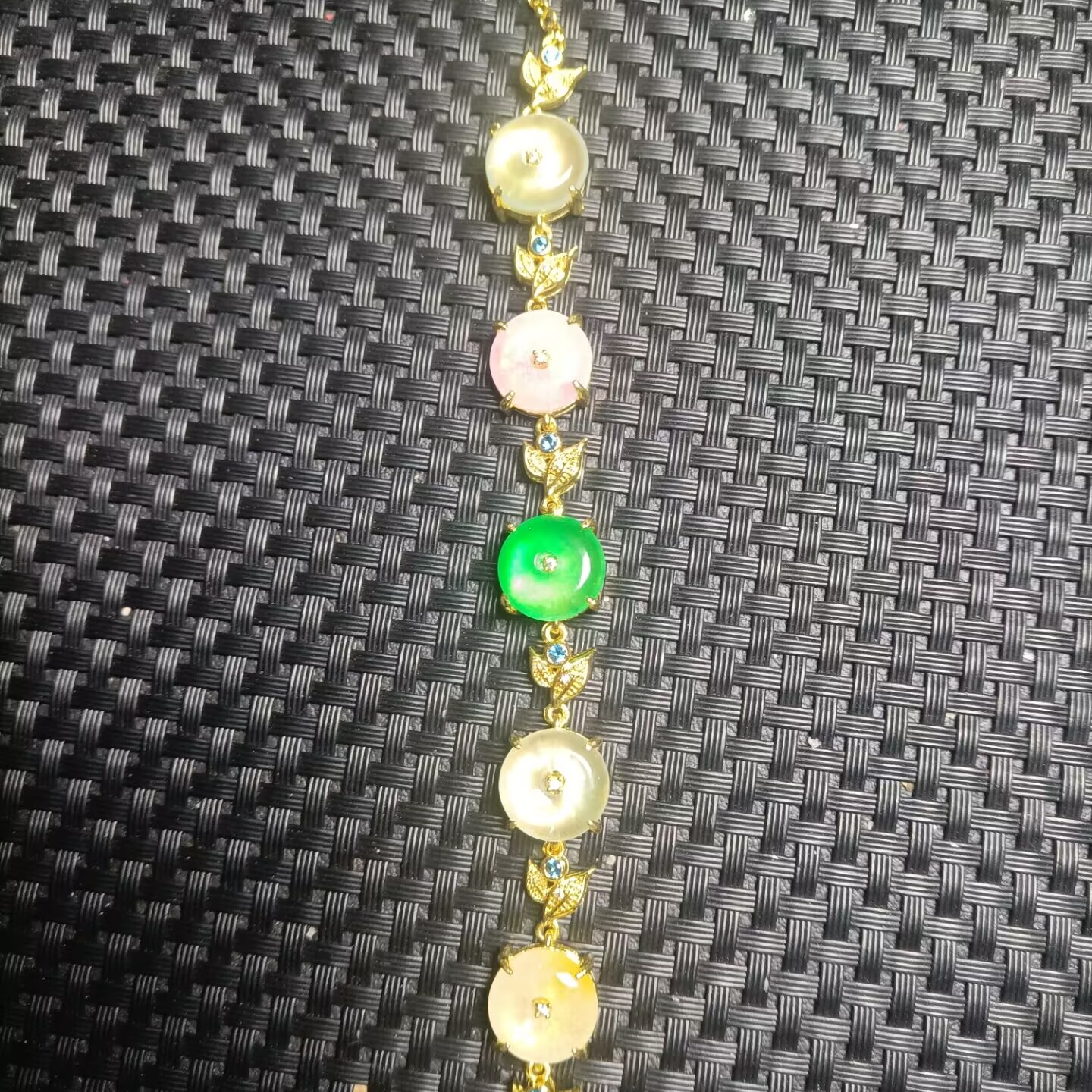 X31精品五彩翡翠手链