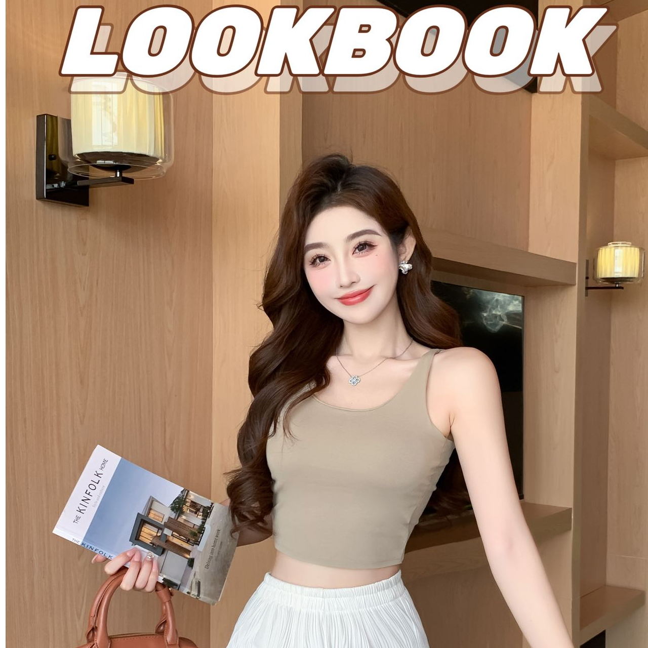 夏季女纯色吊带女士冰丝美背背心时尚针织显瘦短款