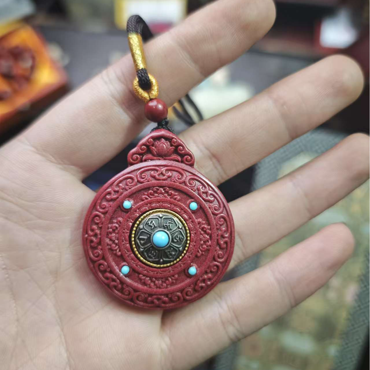 天然辰砂【闪购商品】辰砂朱砂挂件策3213东