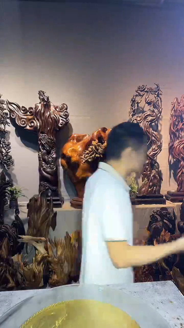 香樟木江*小叶桢楠随行摆件