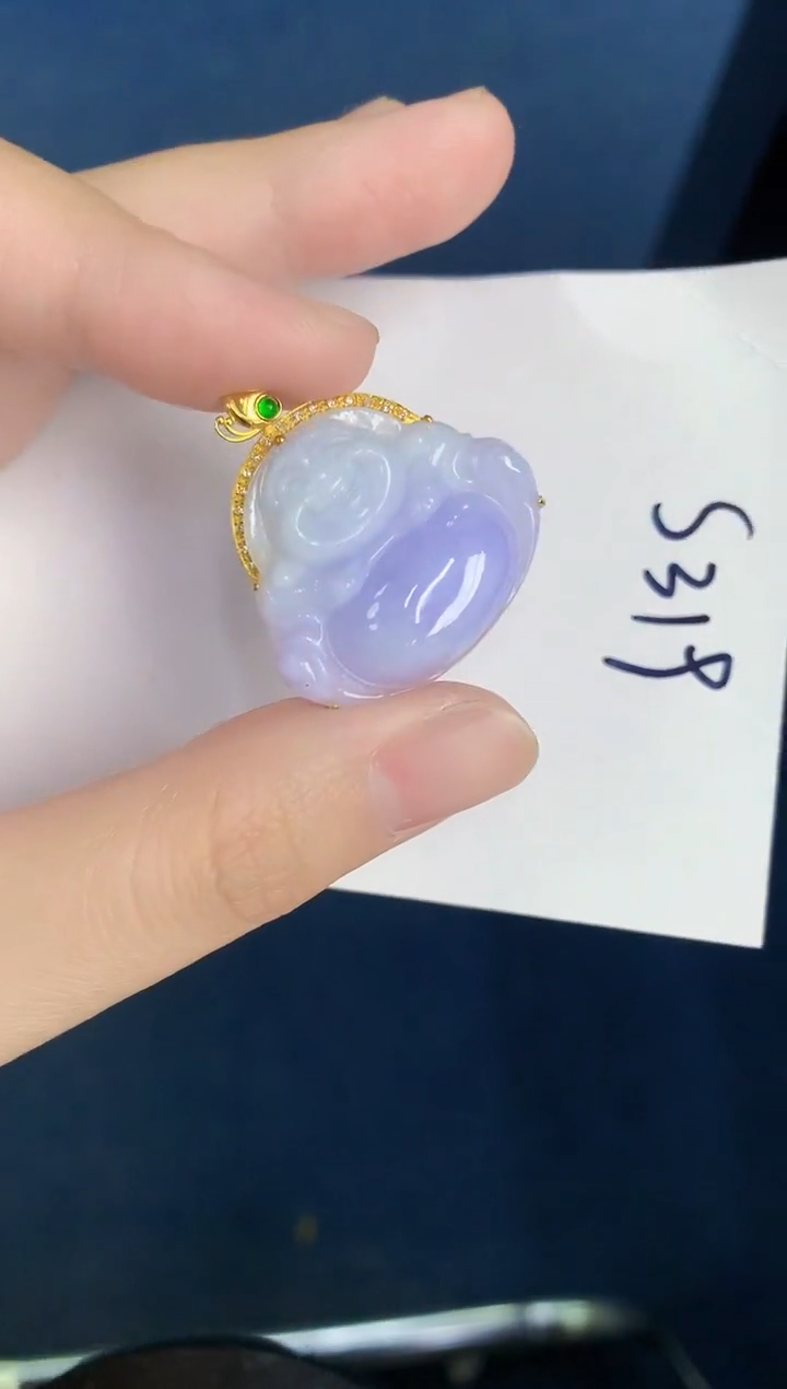 【闪购商品】翡翠颈饰18K金镶嵌000000000