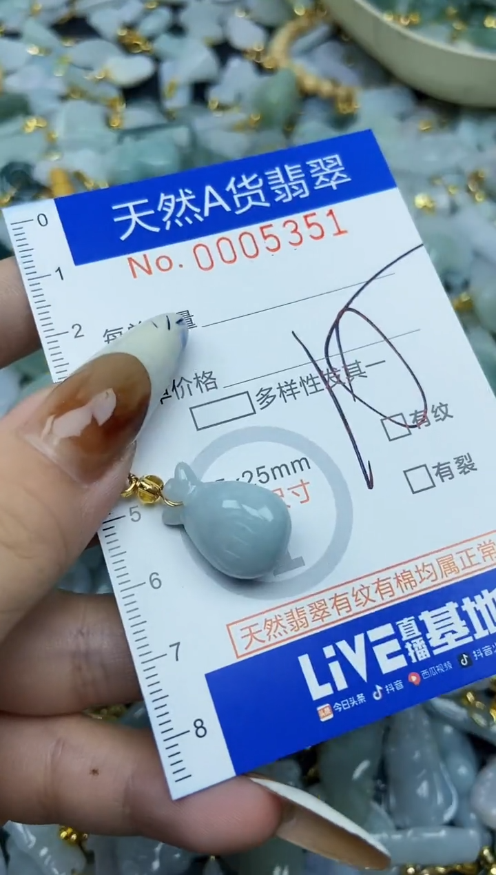 【闪购商品】翡翠颈饰未镶嵌天然A货翡翠