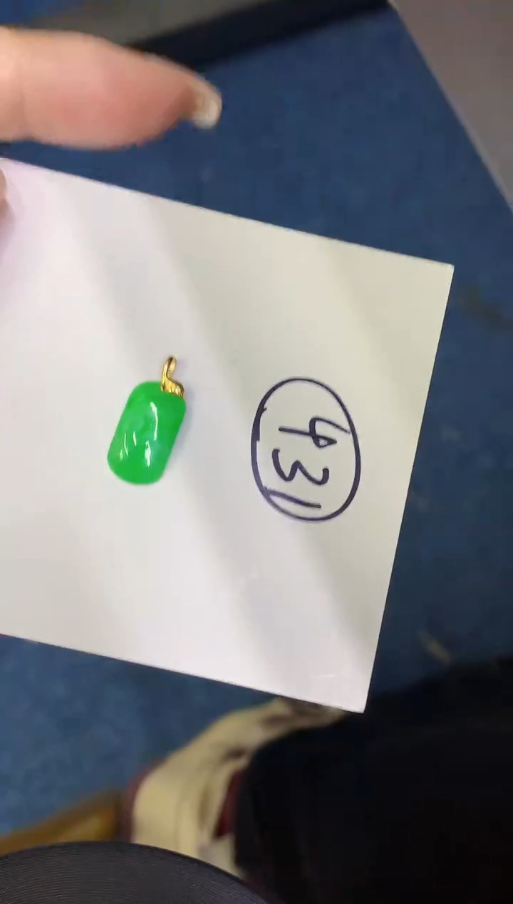 【闪购商品】翡翠颈饰18K金镶嵌0000000000