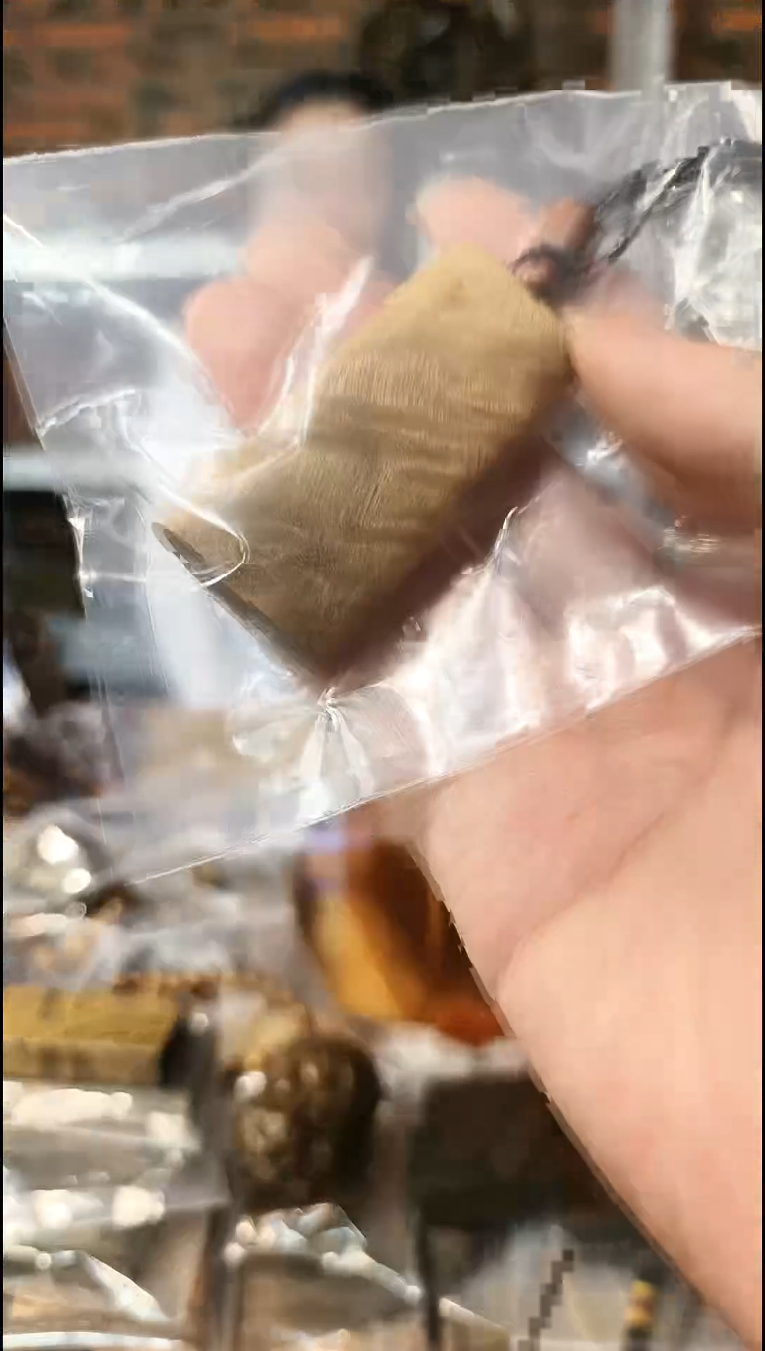 【闪购商品】金丝楠无事牌手把件