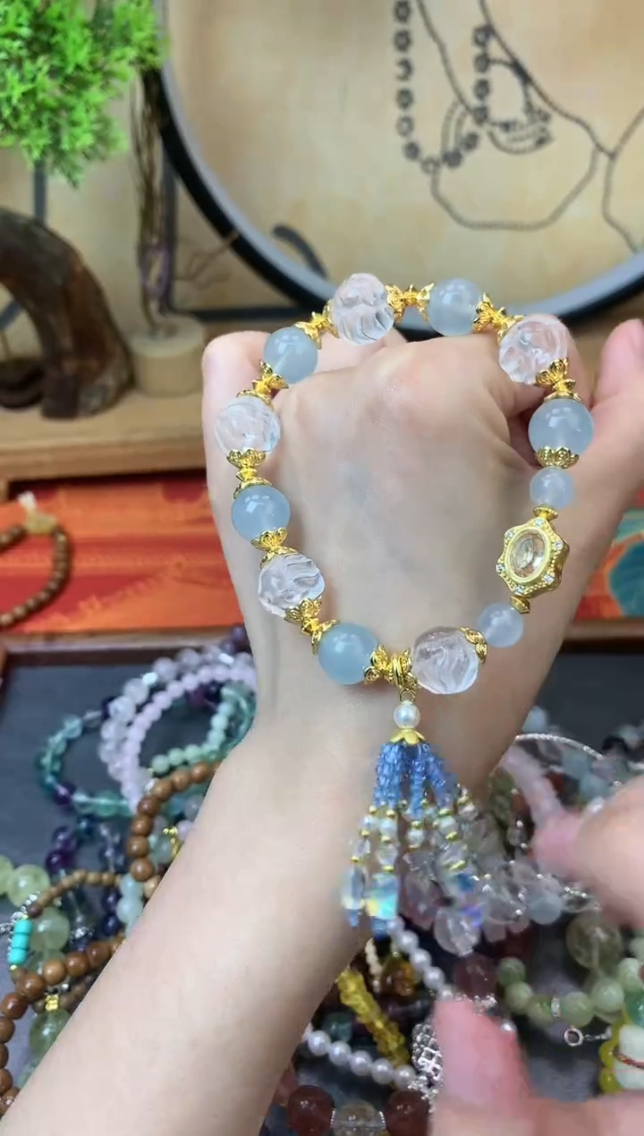 【闪购商品】水晶手链未镶嵌343手串