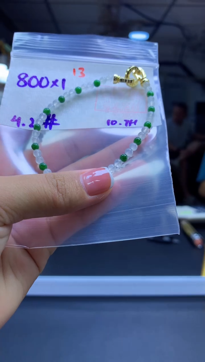 未镶嵌定制翡翠手串#800元-毛货需精细抛光