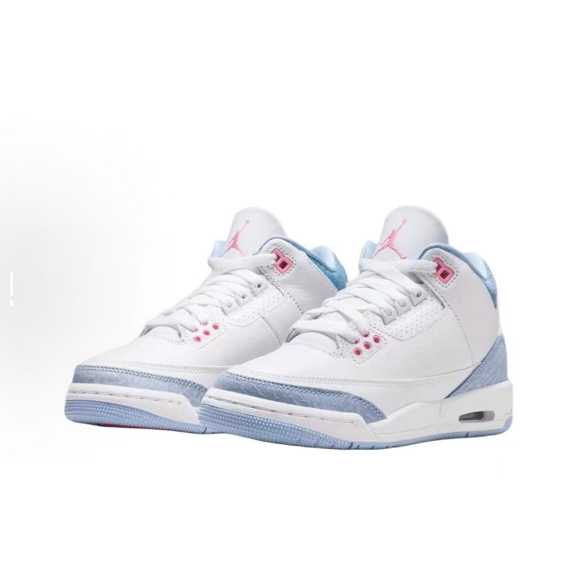 Nike耐克官方正品AJ3女款白蓝粉光色休闲运动鞋HQ0784-101欧若风