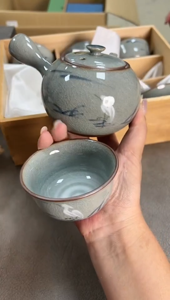 一壶五杯 原盒 瓷器瓷器瓷器瓷器