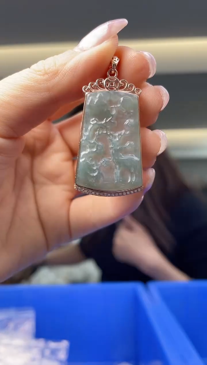 【闪购商品】翡翠颈饰未镶嵌（多样性发一件）