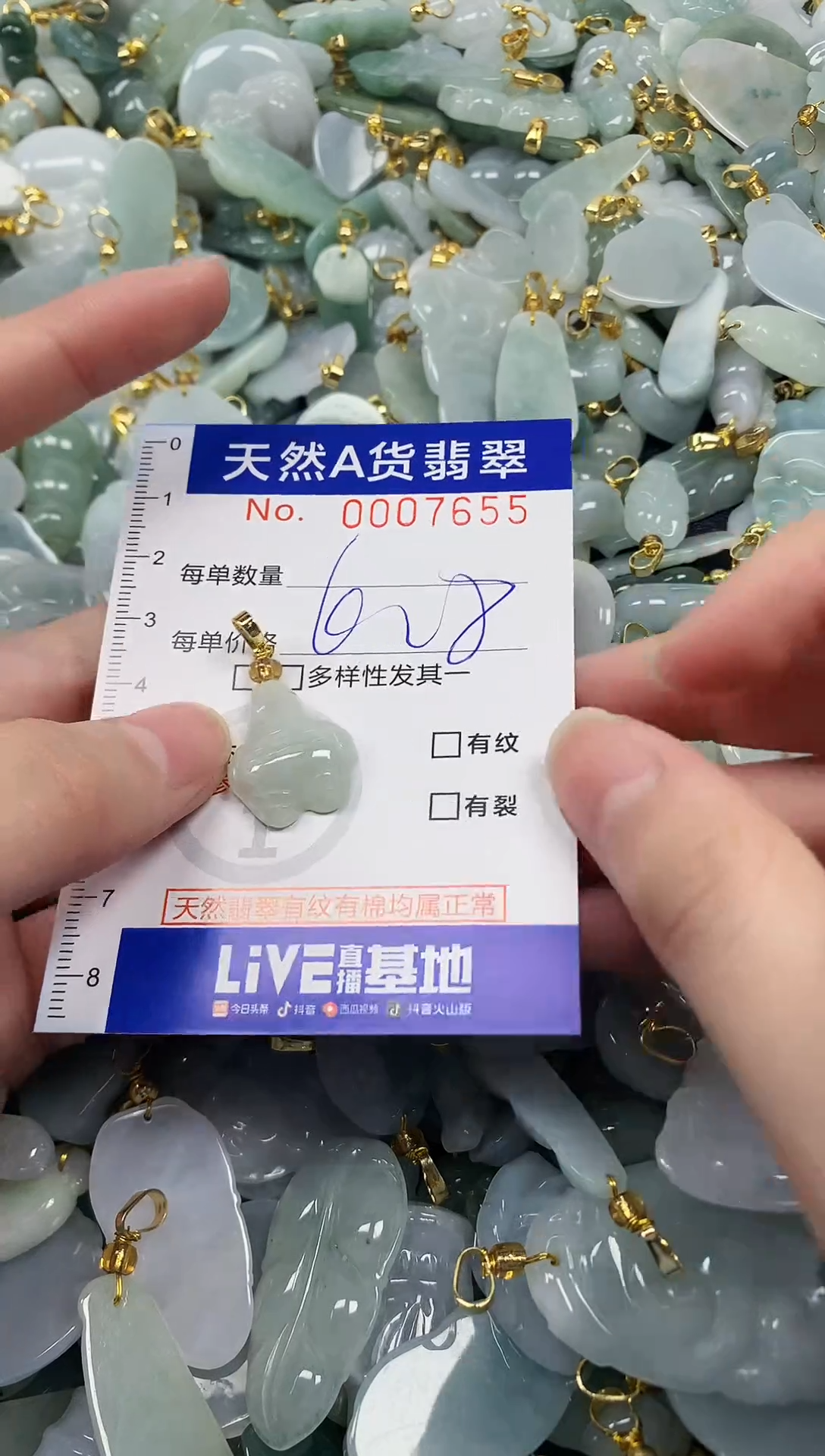 颈饰未镶嵌翡翠天然a货翡翠