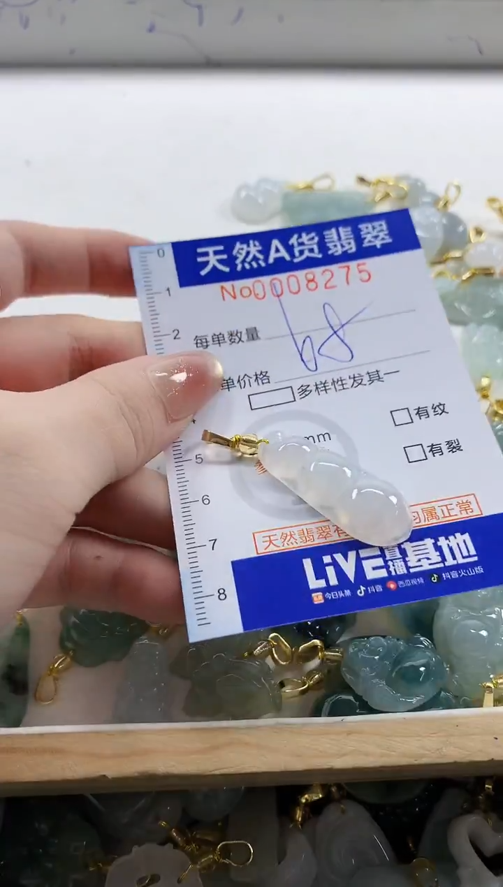 颈饰未镶嵌翡翠天然A货翡翠