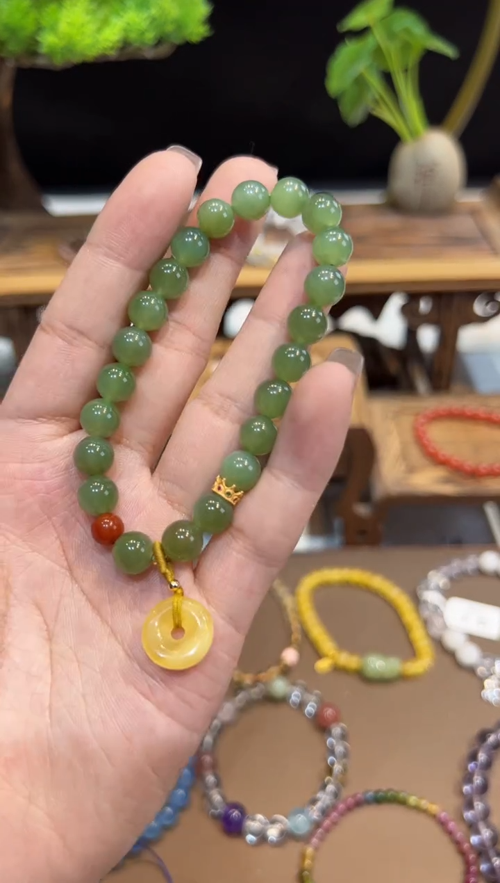 【闪购商品】和田玉手链未镶嵌手饰@@