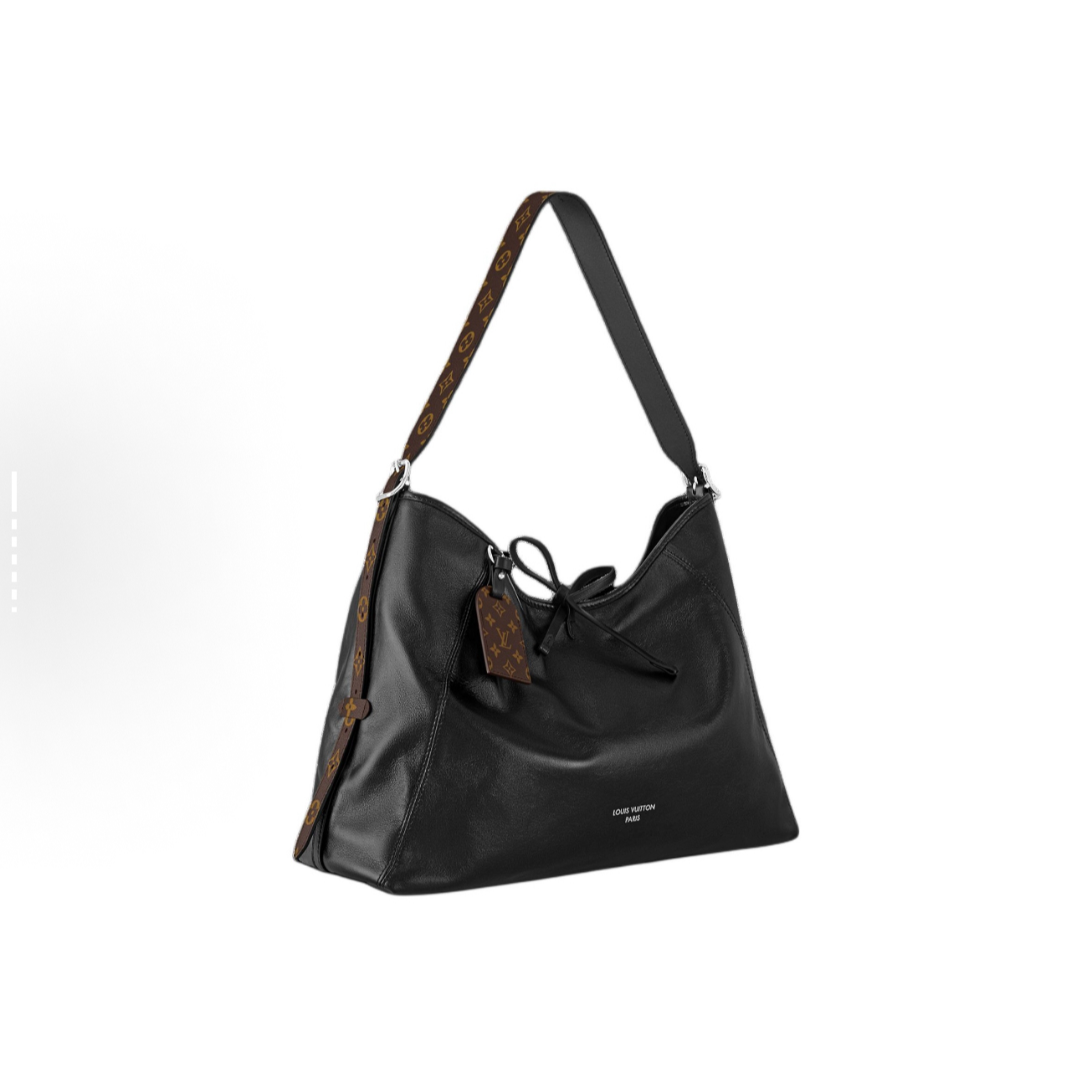 99新 LouisVuitton/路易威登 carryall中号 黑武士斜挎包