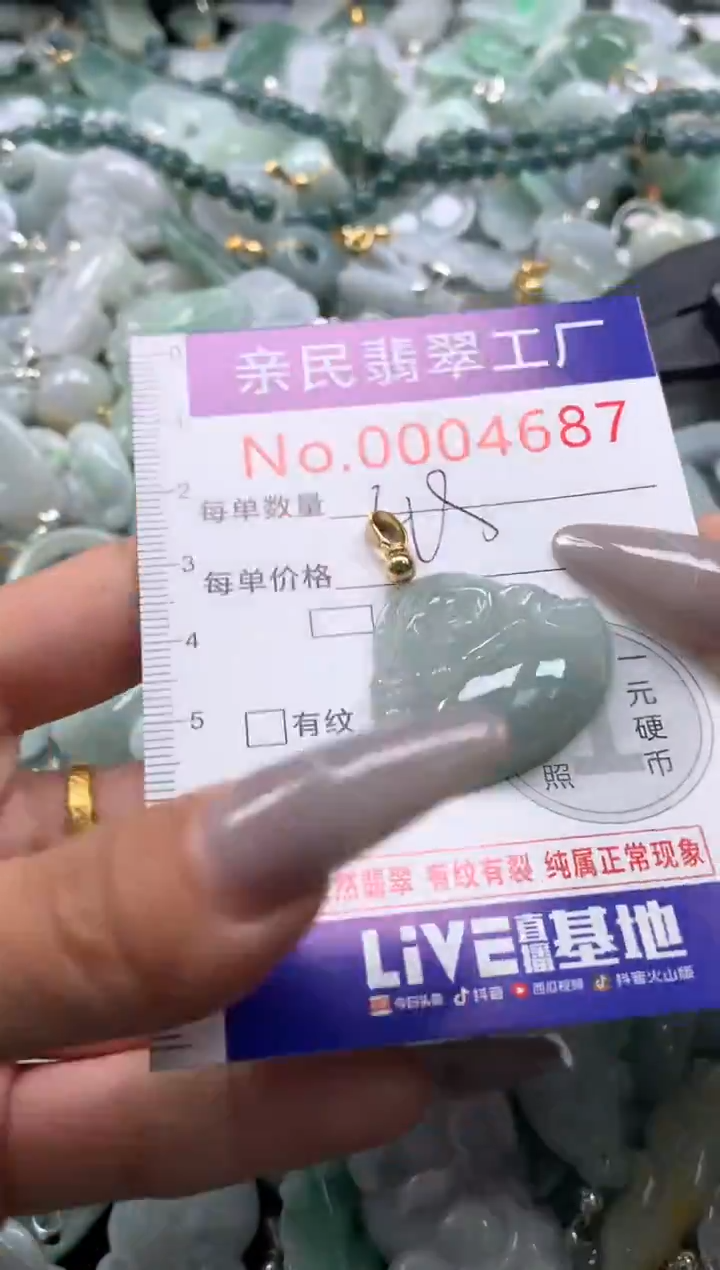 颈饰未镶嵌翡翠4687