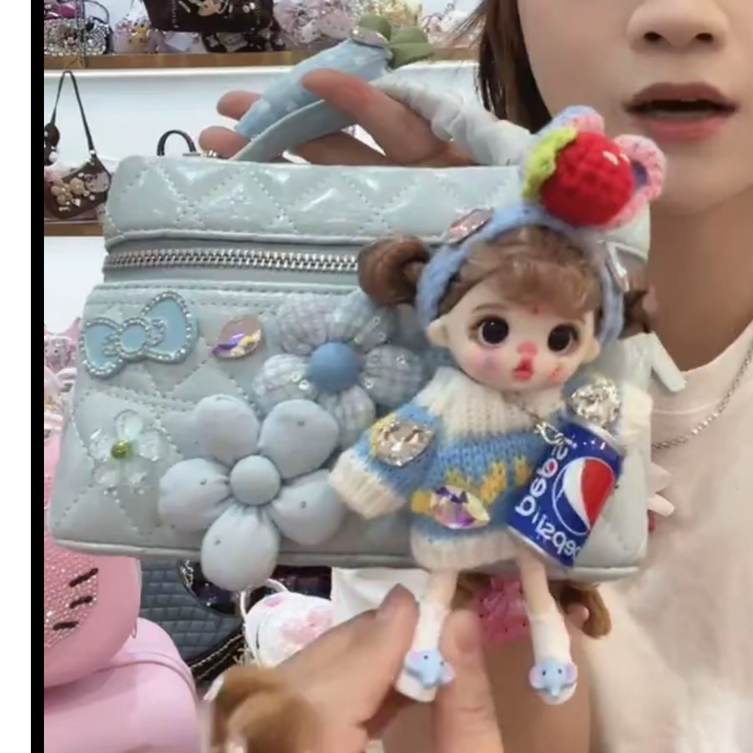 格格家新款定制女包娃包4853