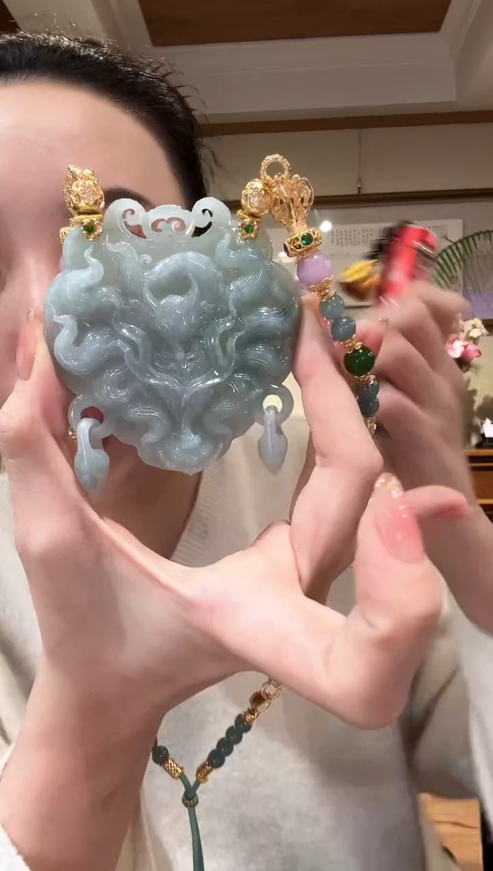 【闪购商品】翡翠颈饰未镶嵌国风