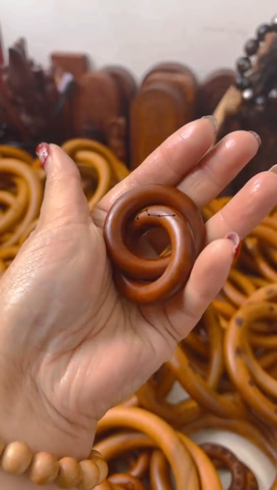 【闪购商品】枣木木雕乾坤圈25圈口一物一拍