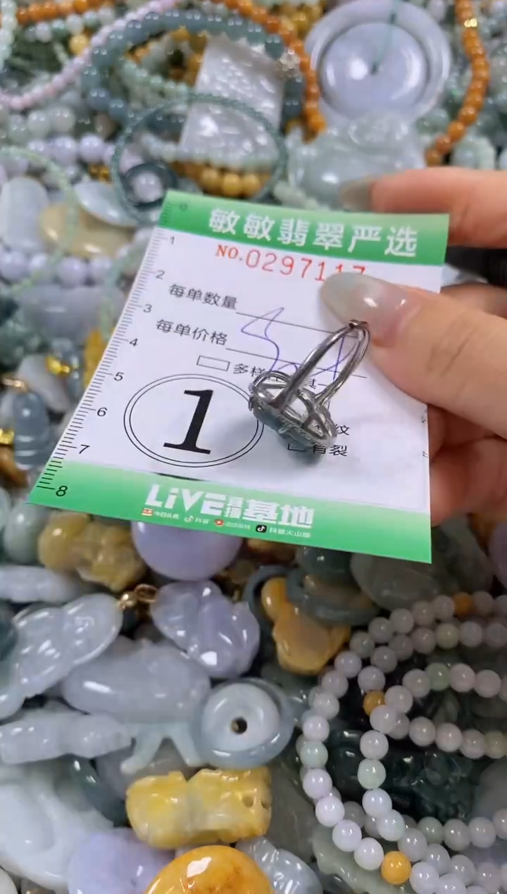 翡翠未镶嵌颈饰闪购0297117