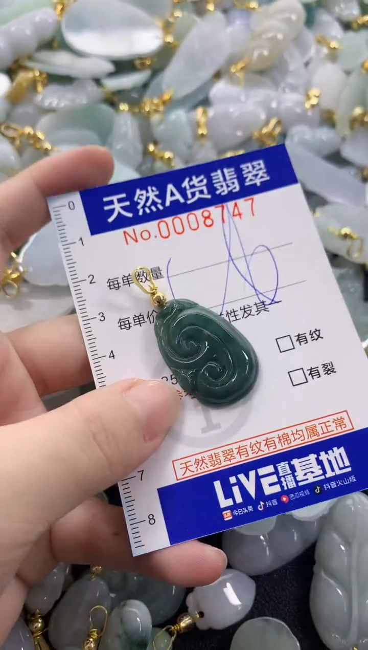 颈饰未镶嵌翡翠天然A货翡翠