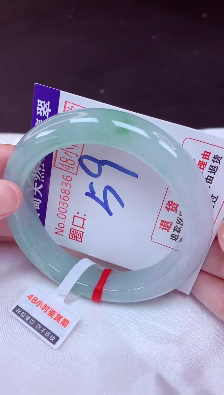 未镶嵌手镯翡翠59（48小时鉴赏期 ）