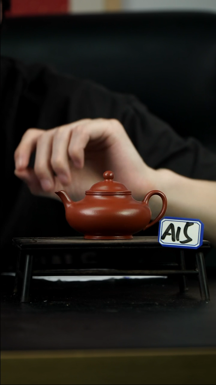 茶壶紫砂A15 霖玥二式 100cc 朱泥
