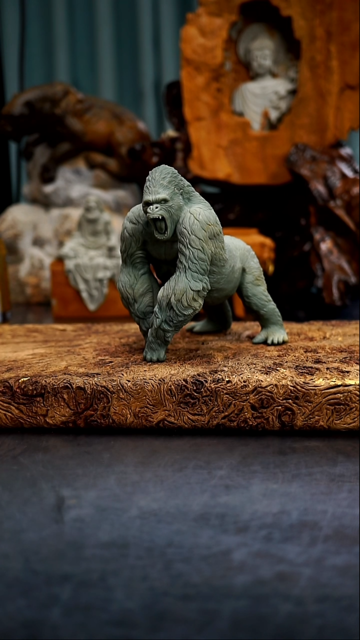 13公分松花石金刚摆件