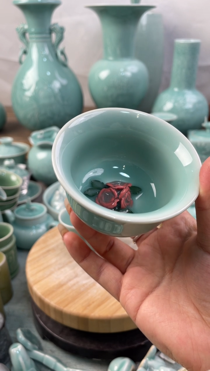 【闪购商品】特价福利 微瑕 慧仙青瓷