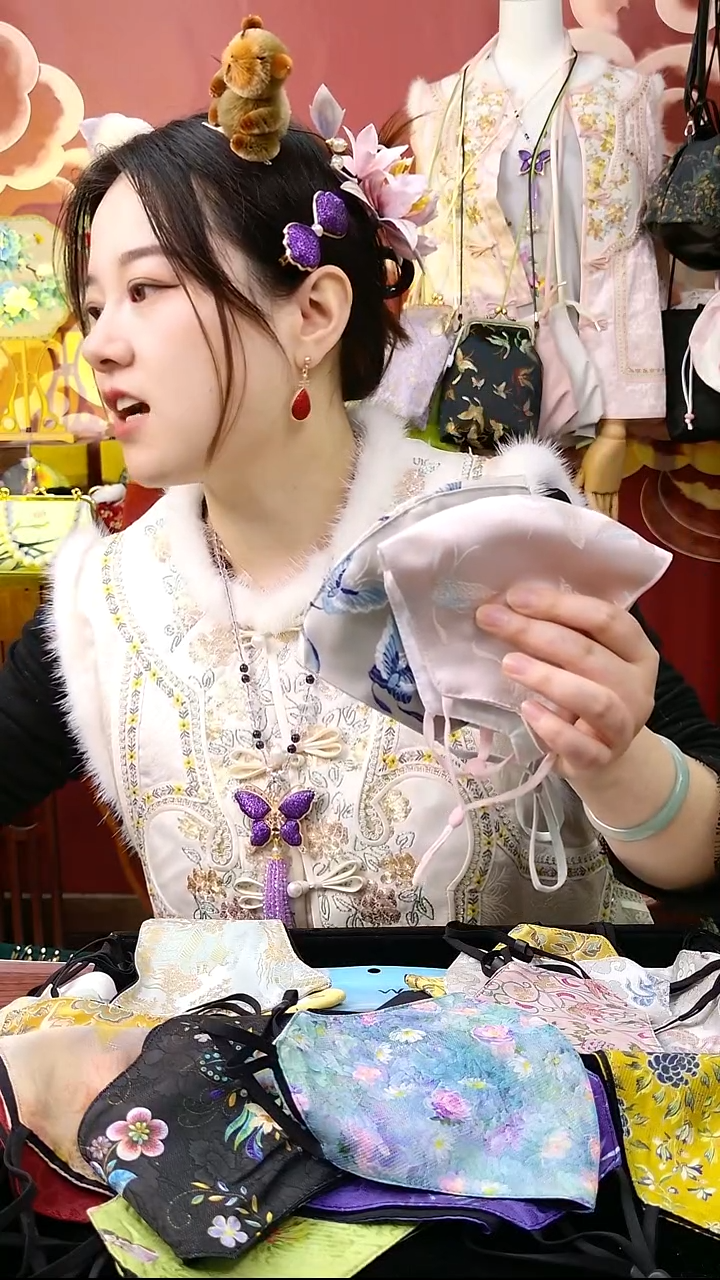 纯铜合金琉璃非遗口罩