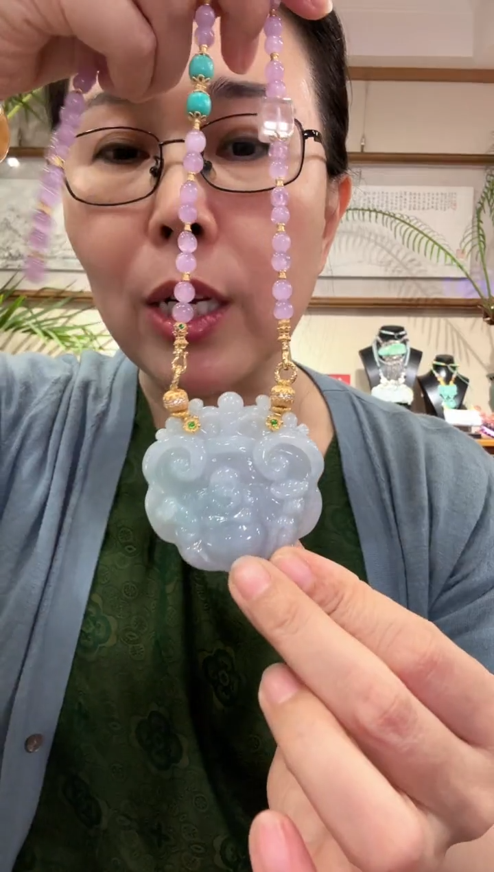 【闪购商品】翡翠颈饰未镶嵌国风