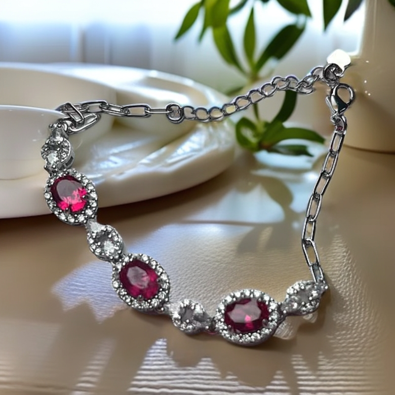 B001-精工红宝石手链
