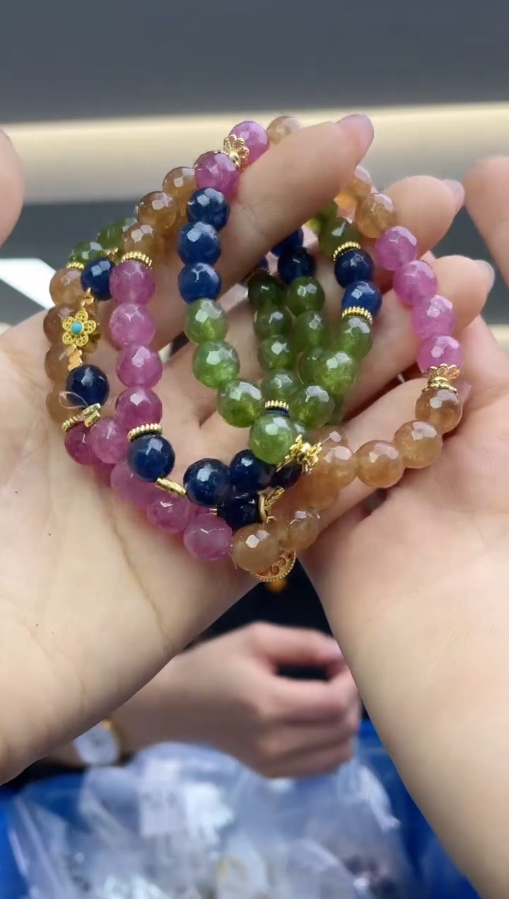 【闪购商品】碧玺`未镶嵌（多样性发一件）定制*8mm