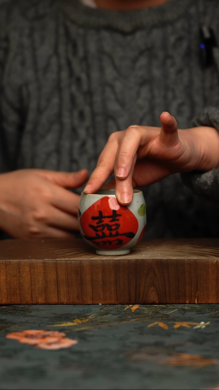 瓷片釉下彩手工手绘同款陶器