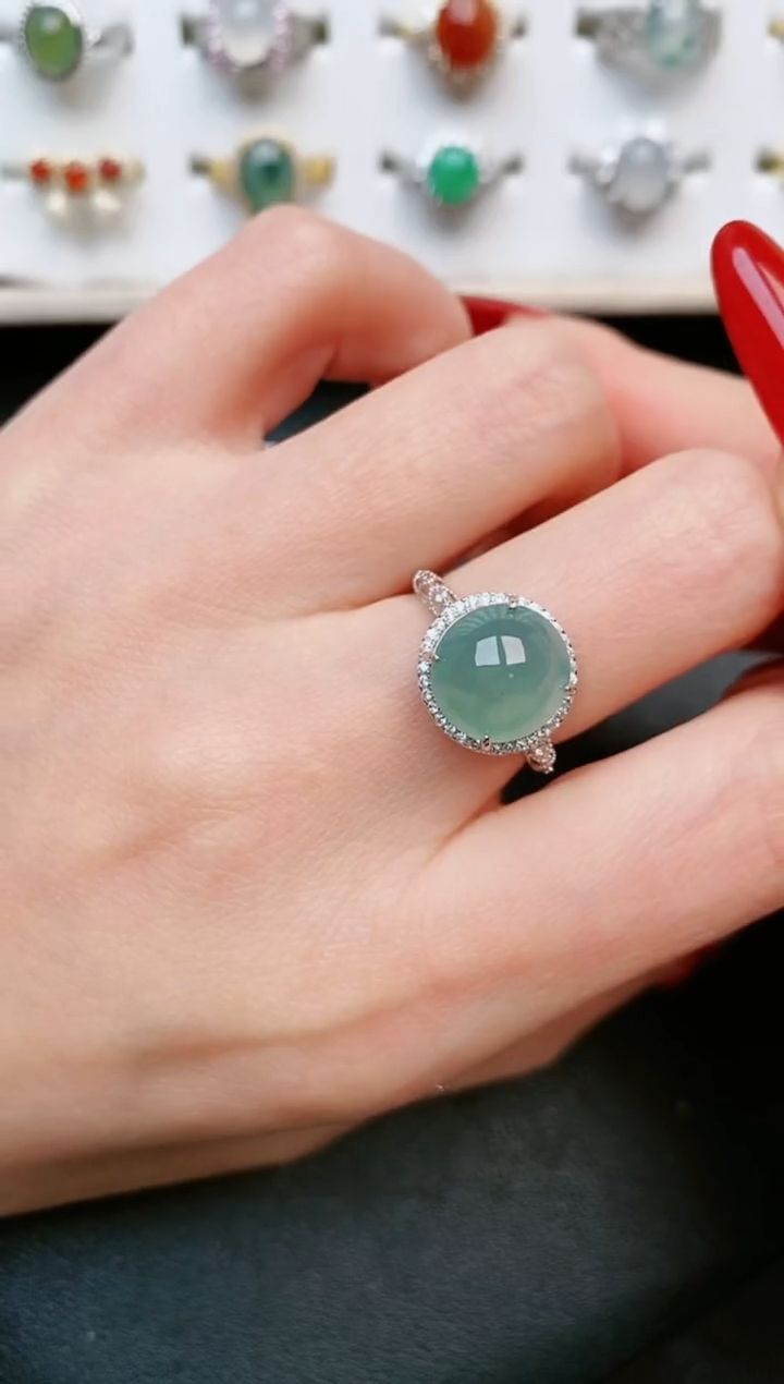 【闪购商品】翡翠戒指银S925镶嵌.....