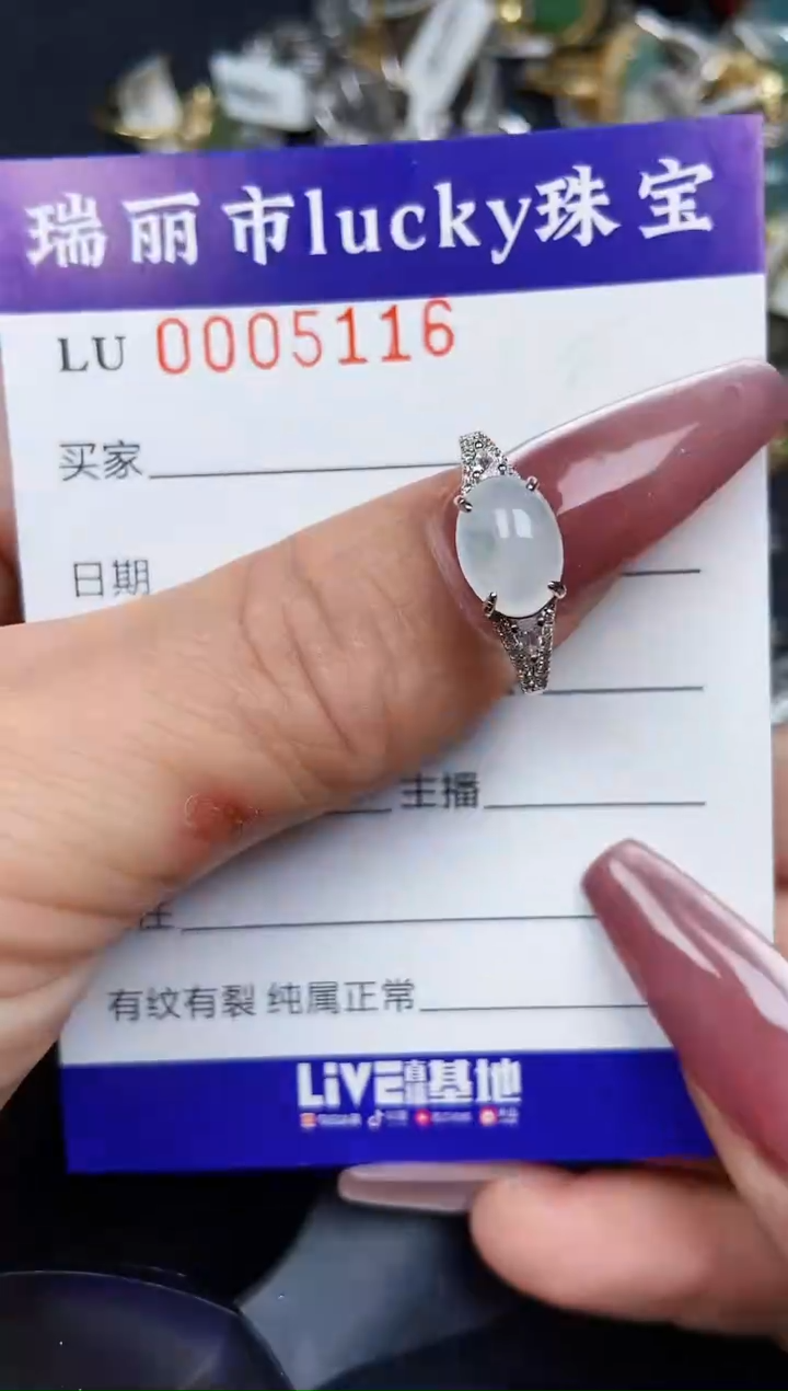 翡翠银S925镶嵌颈饰5116