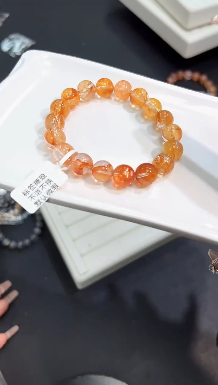 【闪购商品】水晶手串未镶嵌27o多样性发其一/1条11mm默认微瑕