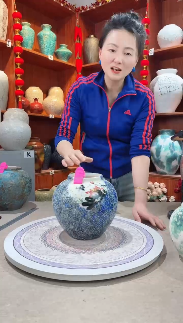 【闪购商品】瓶陶瓷花瓶 无花 微瑕a664 