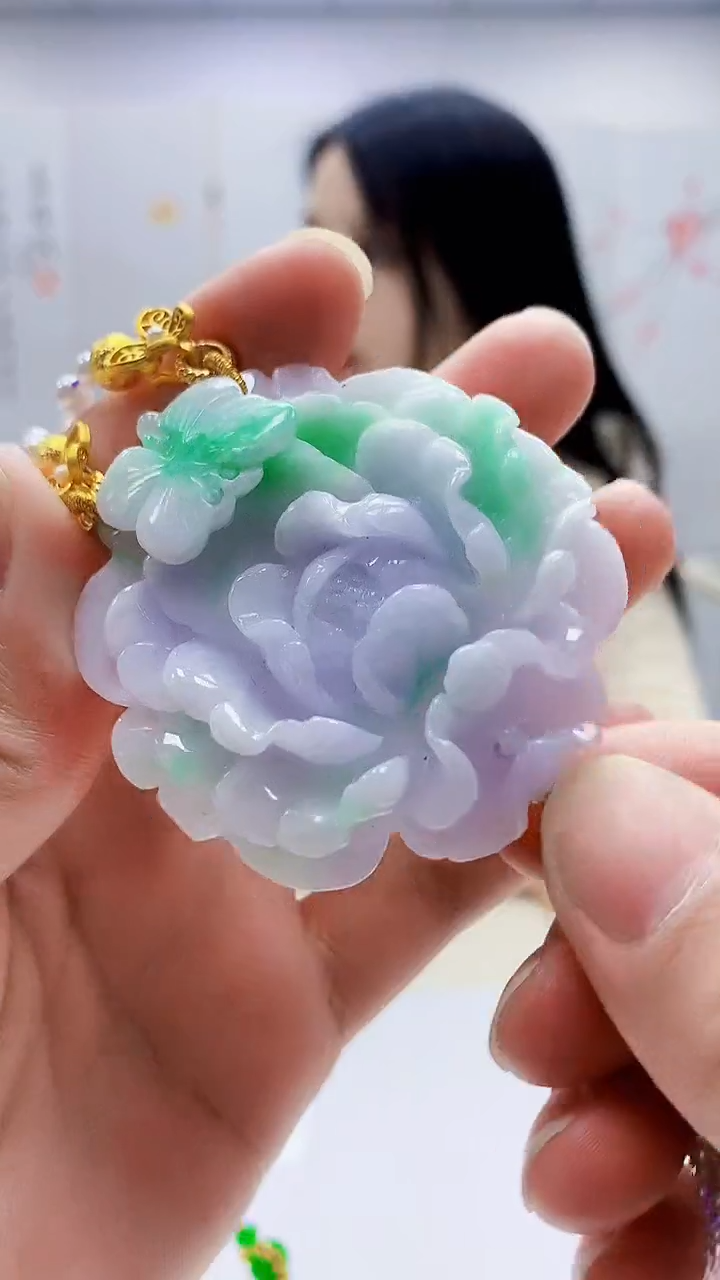 未镶嵌定制翡翠3495ty-毛货挂件29